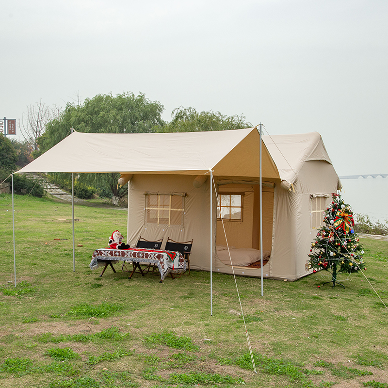 8.4m² House Type Outdoor Camping Blow Up Tent