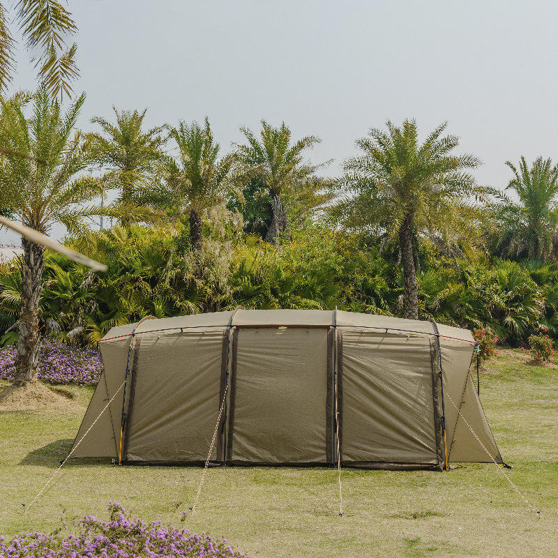 Double Layer Luxury Glamping Tunnel Tent