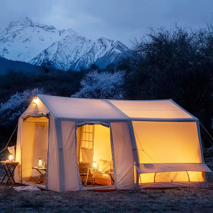 12㎡ Two Romms Automatic Inflatable Camping Tent