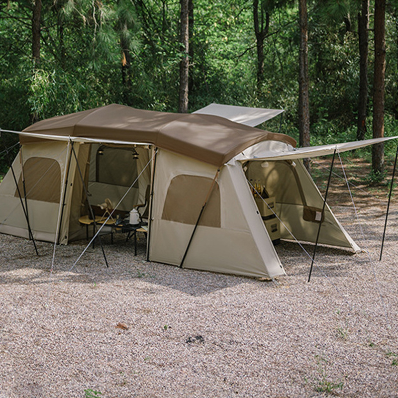 2 Rooms Cloud Vessel Camping Tunnel Tent