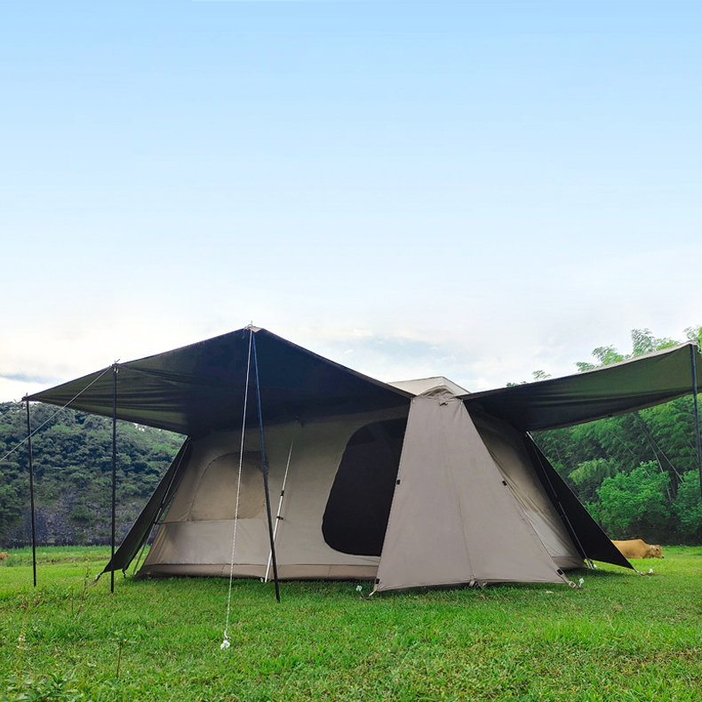 2 Rooms 2 Halls Camping Cabin Tent