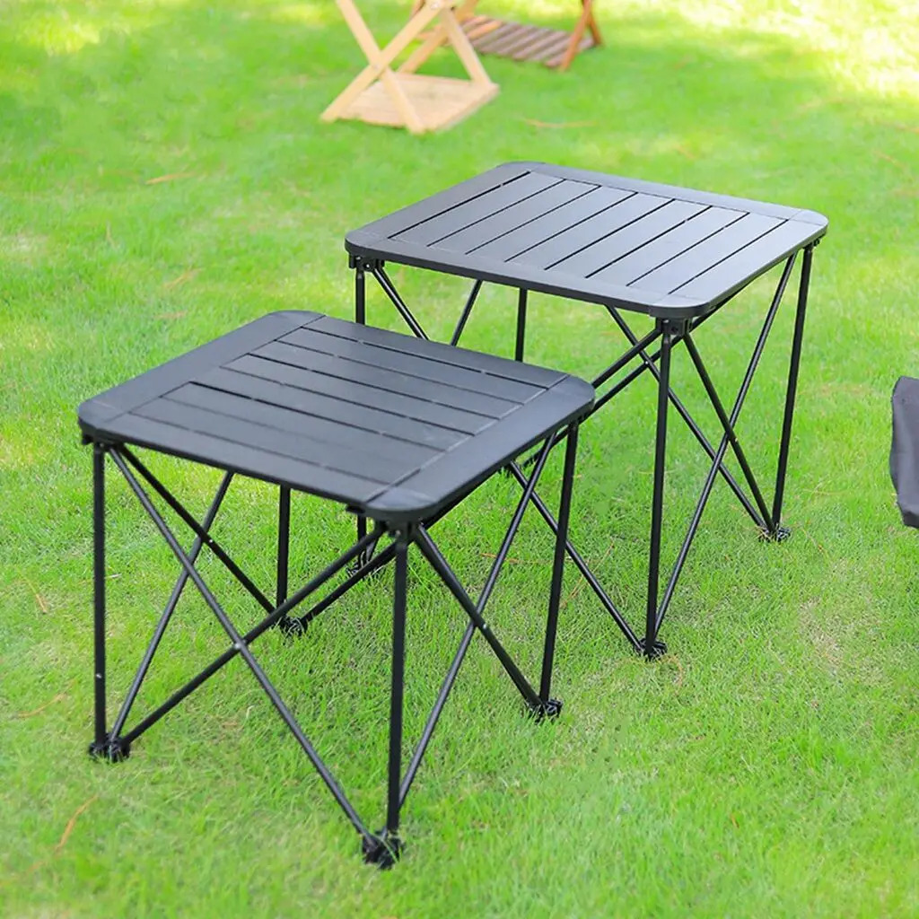 Aluminum Camping Picnic Table - Outdoor Foldable Furniture