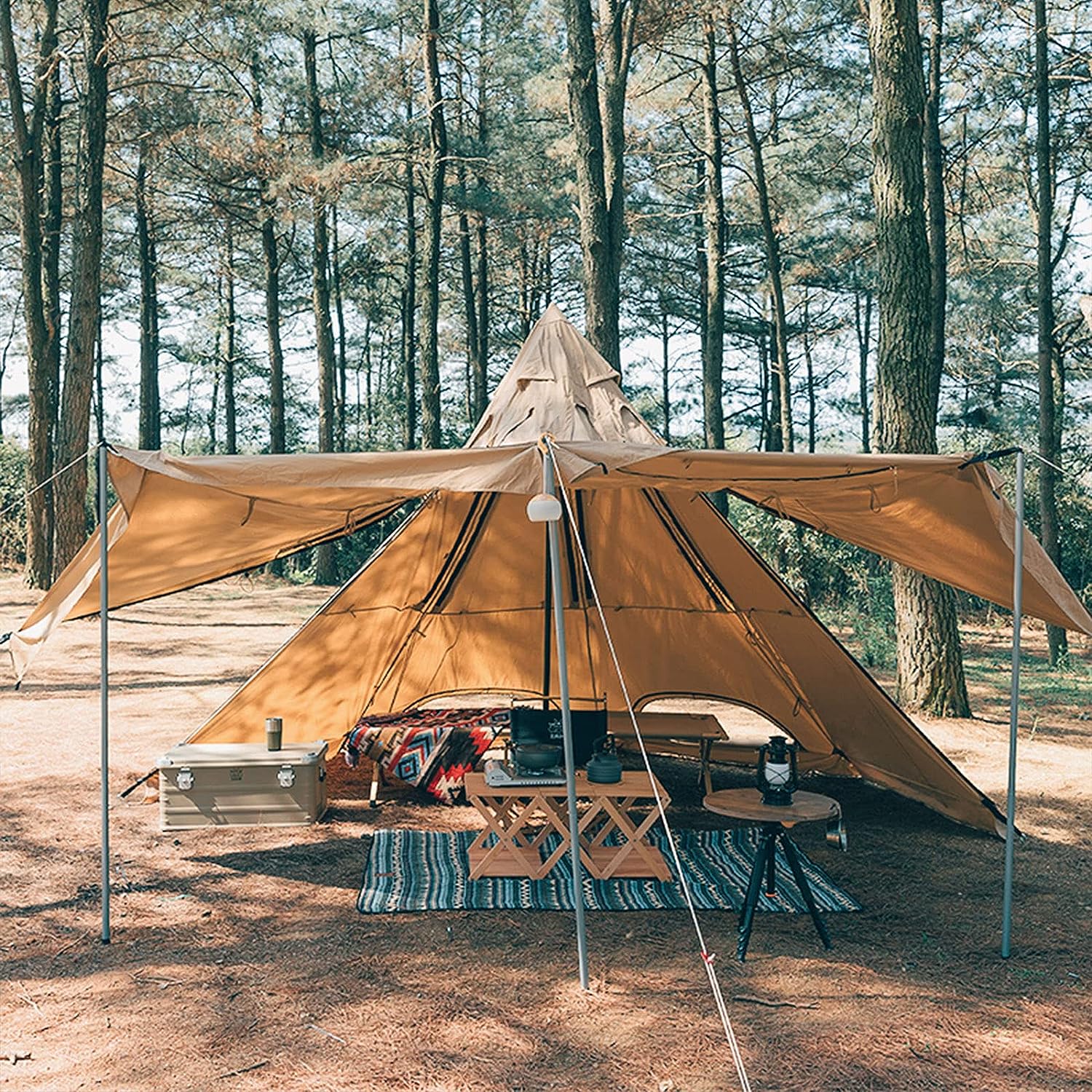 Outdoor Indian Type Pyramid Camping Tent
