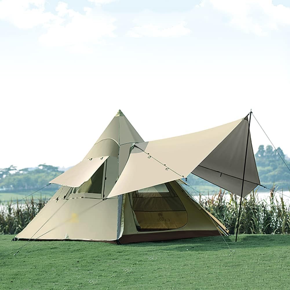 Double Layer Camping Teepee Tent