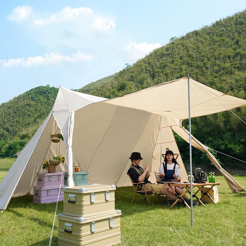60m² Large Camping Awning Tent
