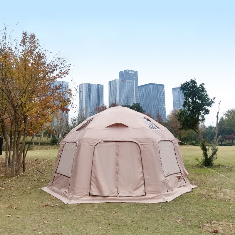4.5M 16㎡ Spherical Camping Blow Up Air Tent