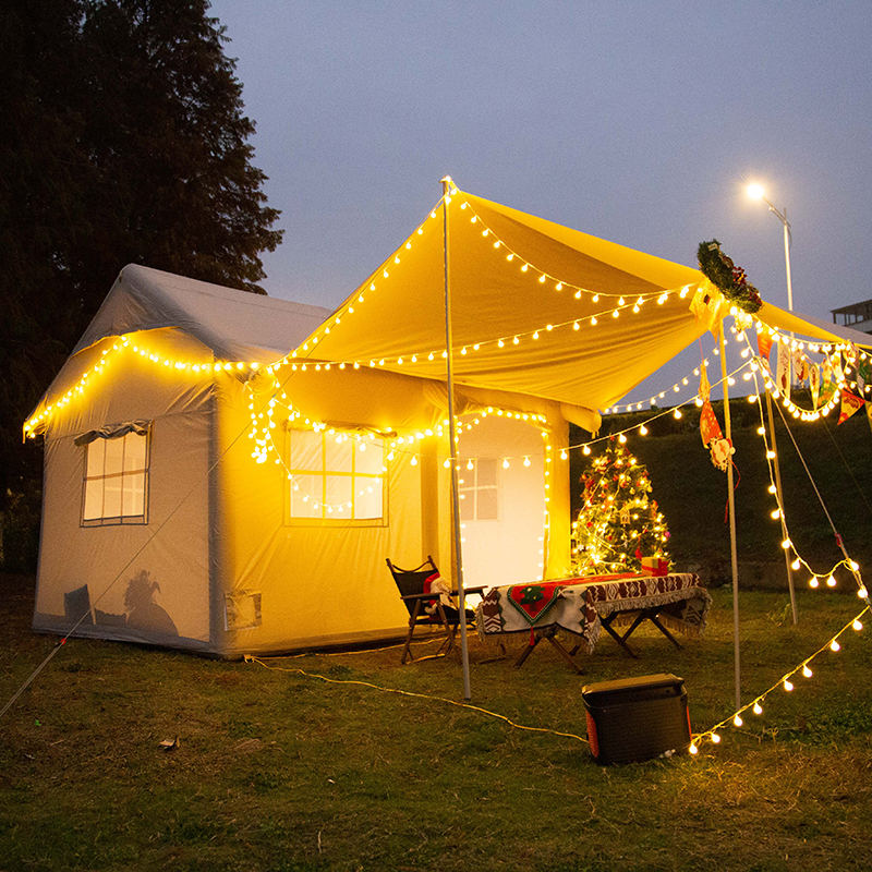 8.4m² House Type Outdoor Camping Blow Up Tent