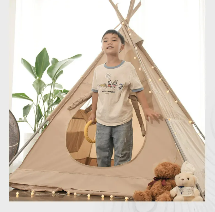 Indian Pyramid Kids Play Camping Tent