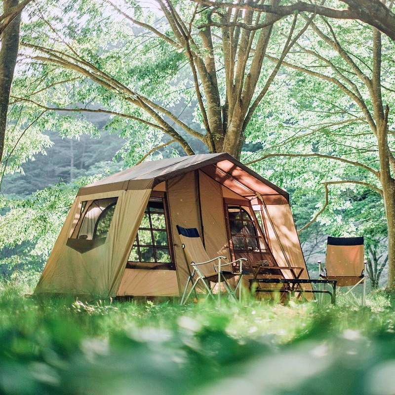Double Layer House Cabin Camping Tents