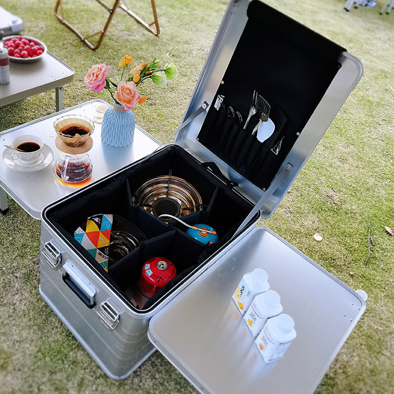 Aluminum Camping Kitchen Station With Storage Box