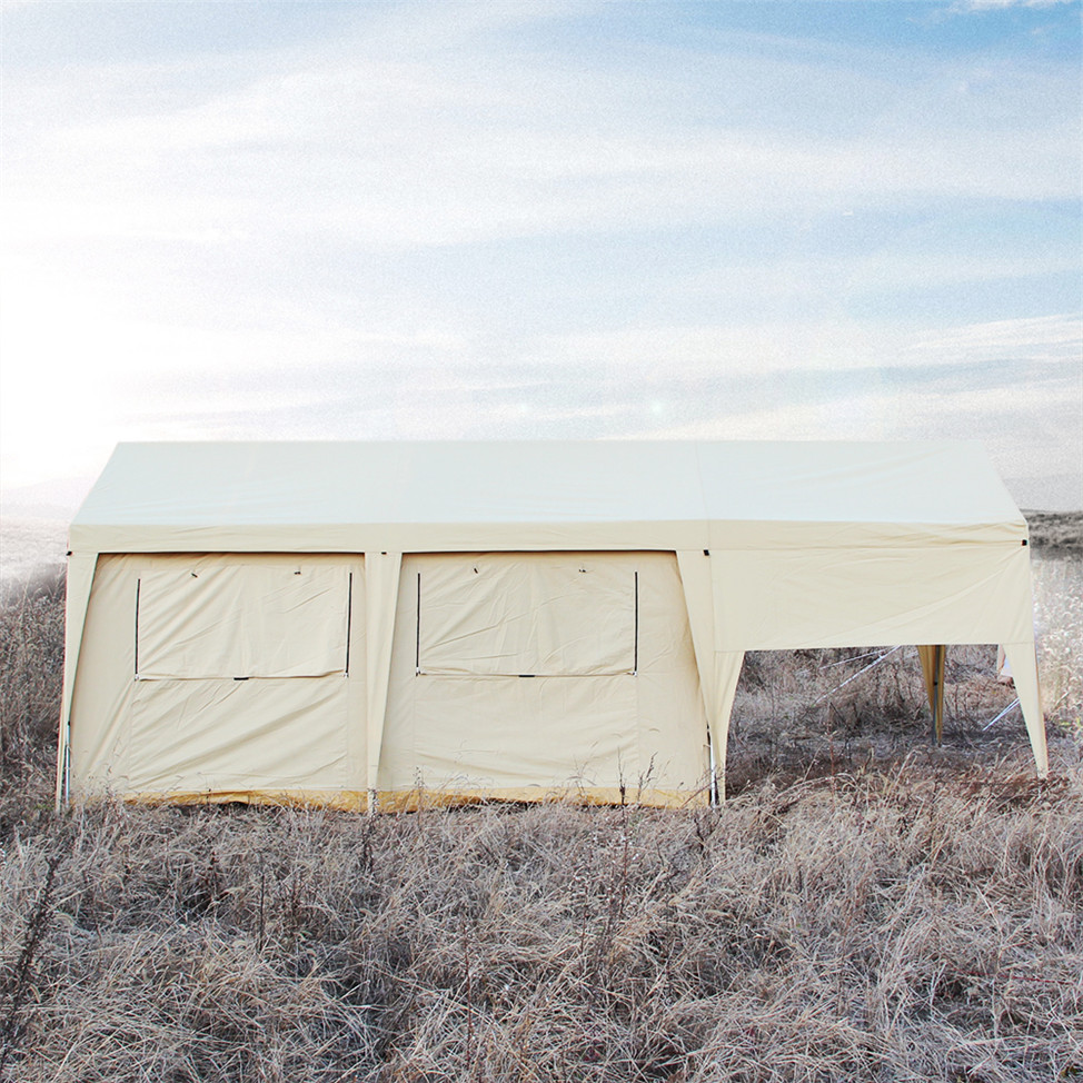 Cotton Canvas Wall Safari Tent For Family Camping