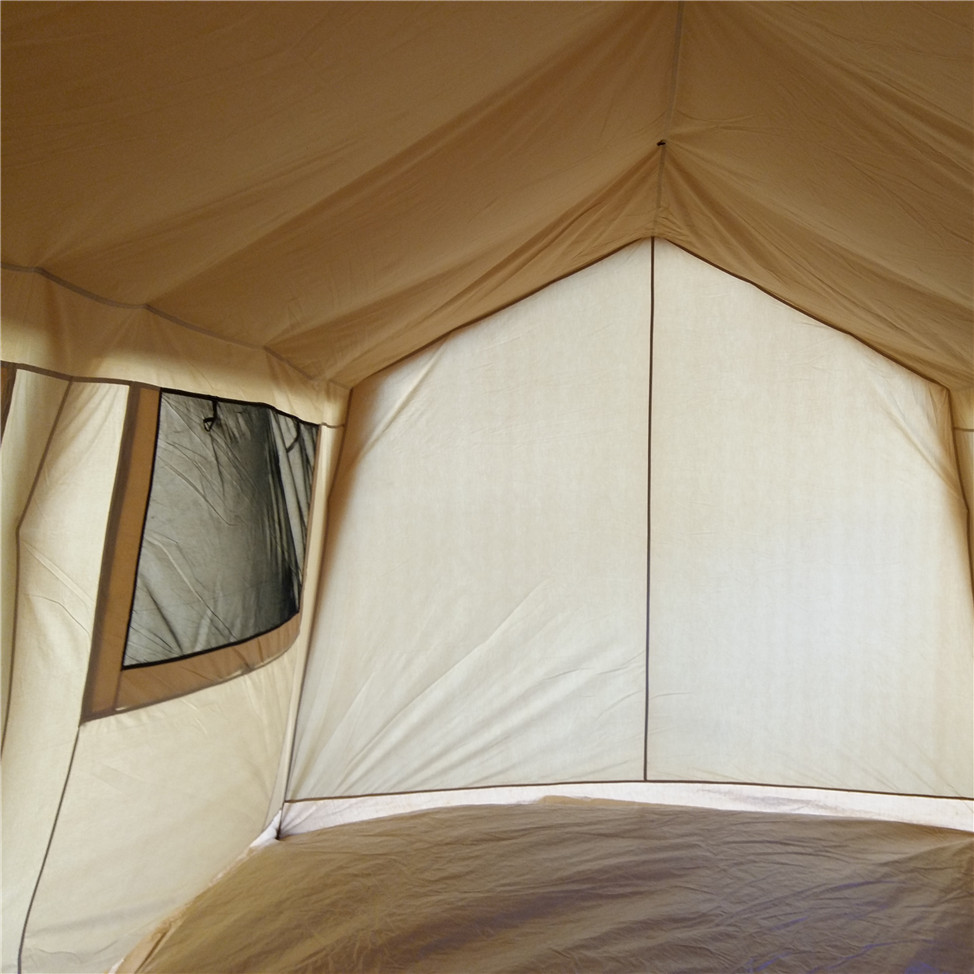 Cotton Canvas Wall Safari Tent For Family Camping