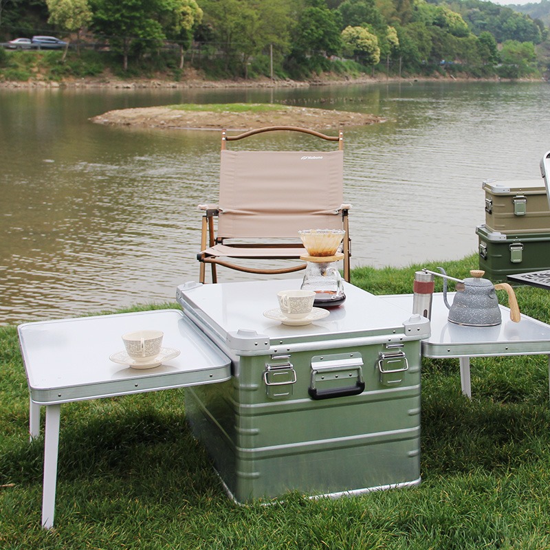 Aluminum Camping Kitchen Station With Storage Box