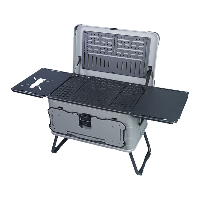50L Foldable Aluminum Camping Kitchen Box