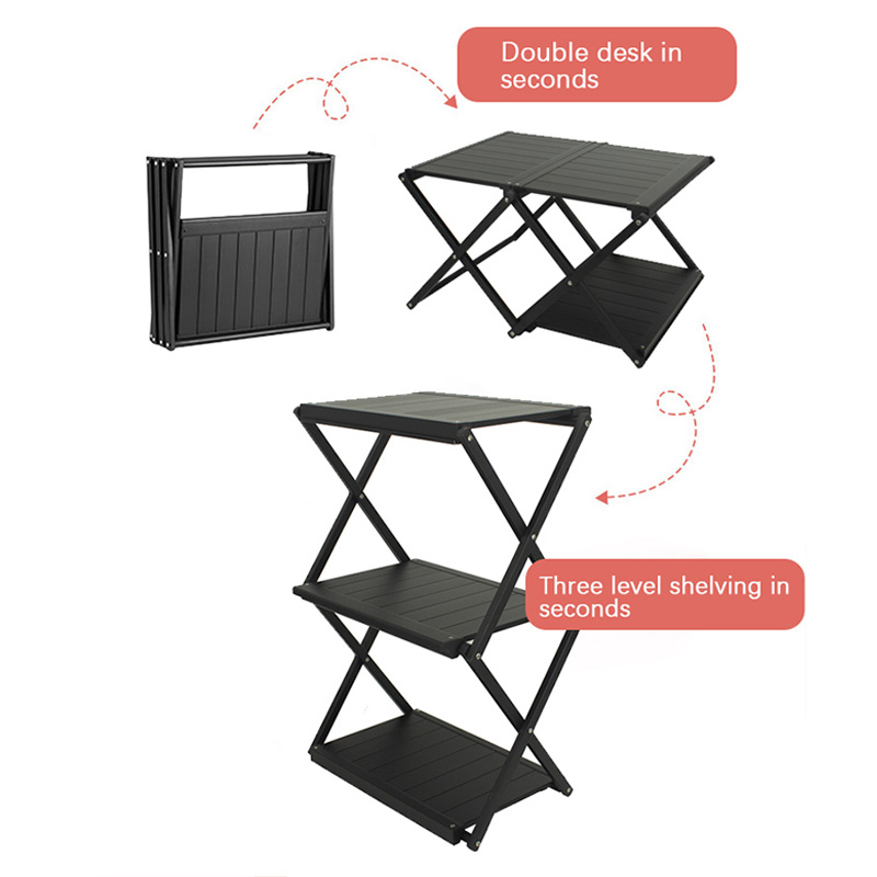 Camping Folding Shelf and Picnic Table