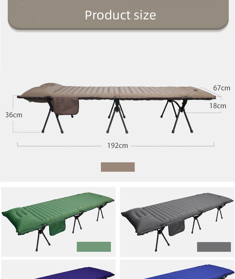 Foldable Aluminum Camping Marching Cot
