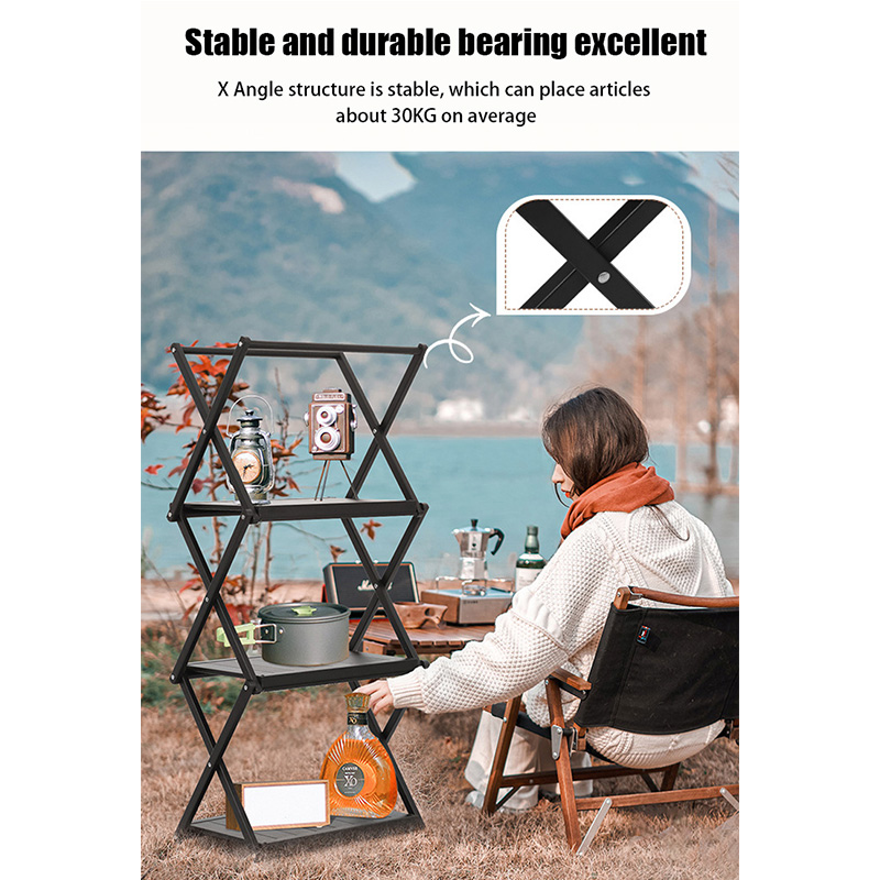 Camping Folding Shelf and Picnic Table