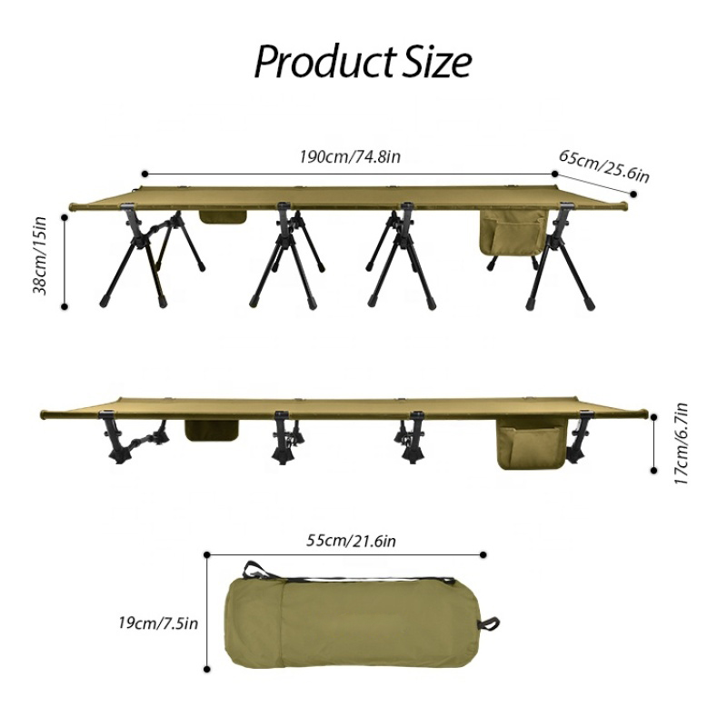 Ultralight Outdoor Folding Camping Cot