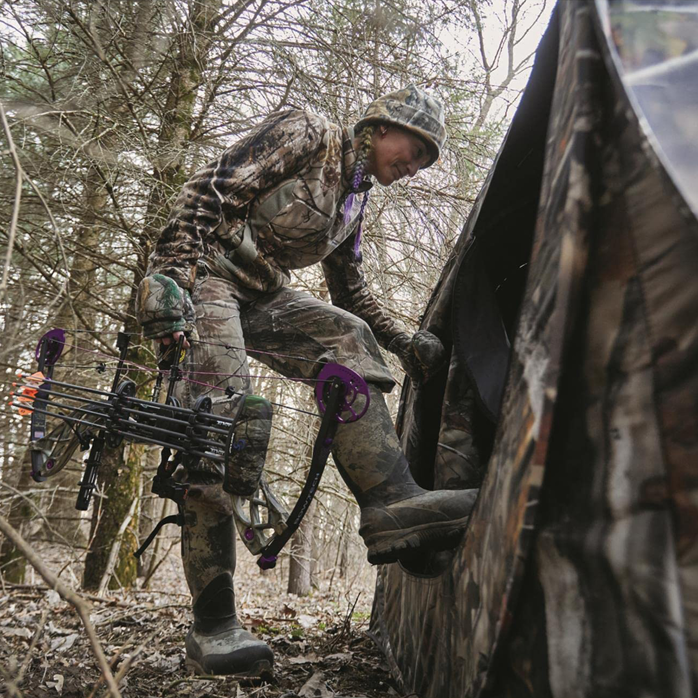 Inflatable Outdoor Hunting Blind Tent