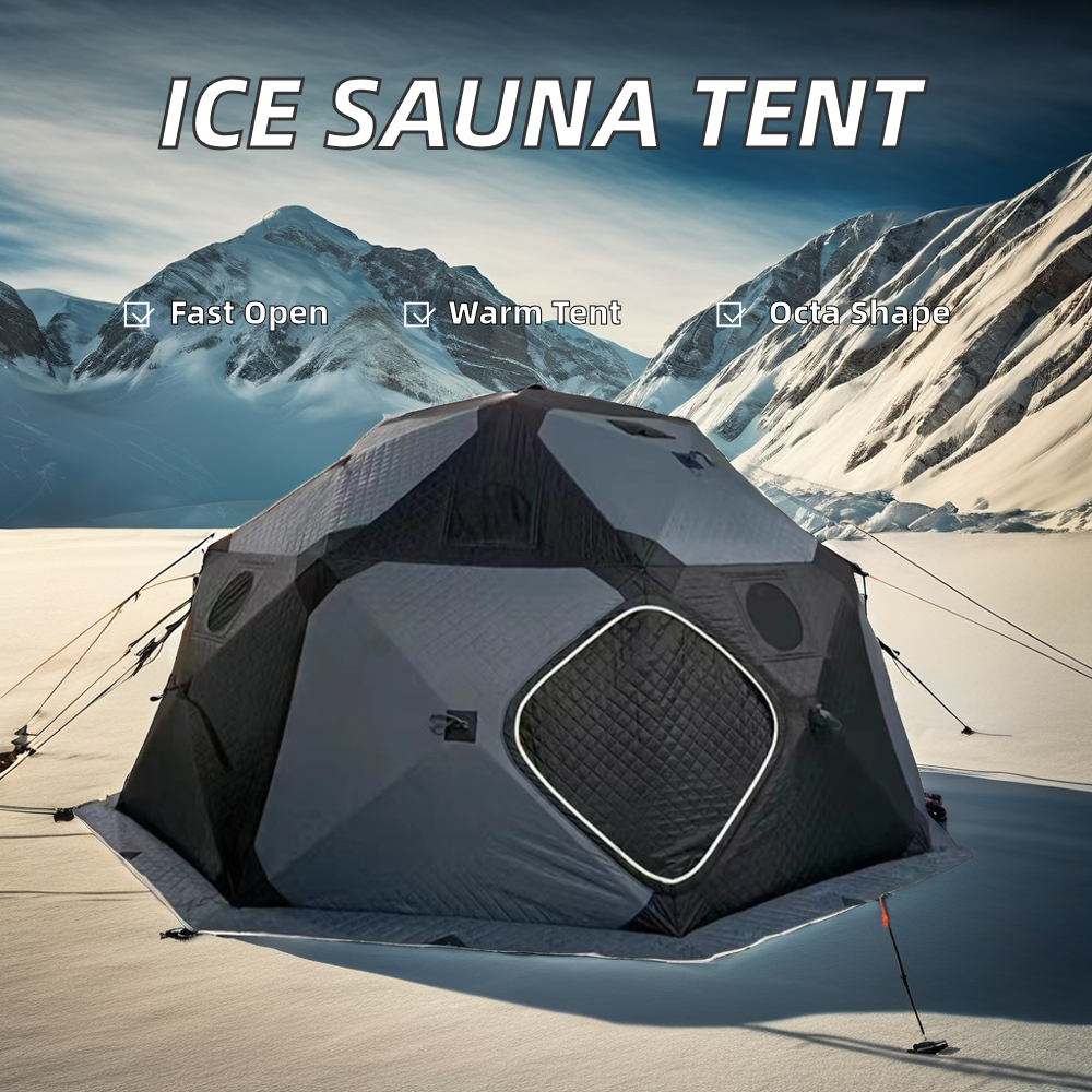 Extra Large Insulated Infrared Sauna Room - Ice Fishing Tent