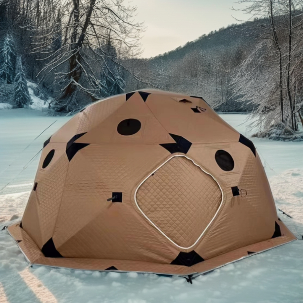 Extra Large Insulated Infrared Sauna Room - Ice Fishing Tent