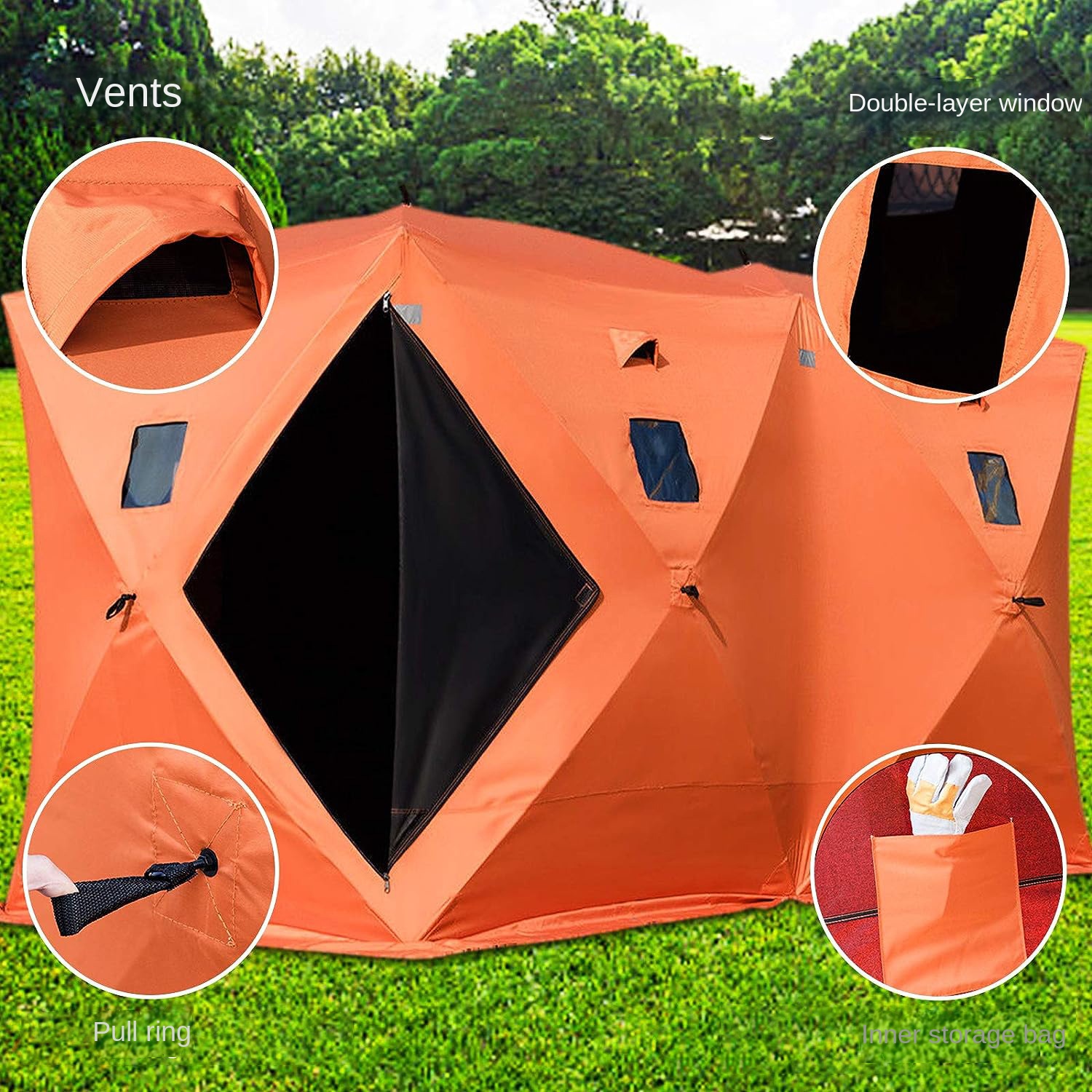 Automatic Double Ice Fishing Tent